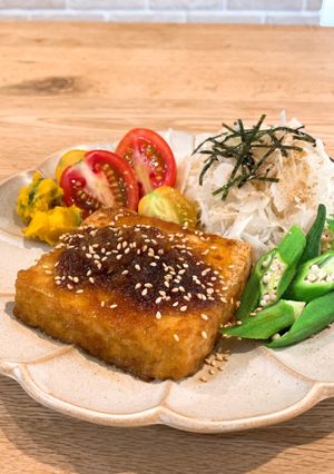 簡単節約＊タレが美味しい厚揚げステーキ-レシピのメイン写真