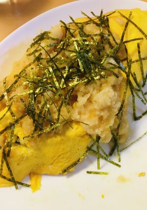 炊き込みごはん活用●和風おろしオムライス-レシピのメイン写真