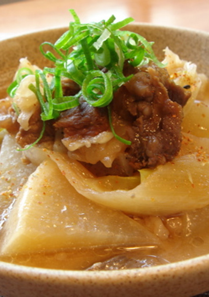 ぼっかけと大根の炊いたん-レシピのメイン写真