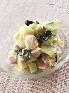 ポテトサラダ カレー•魚肉ソーセージ-レシピのメイン写真
