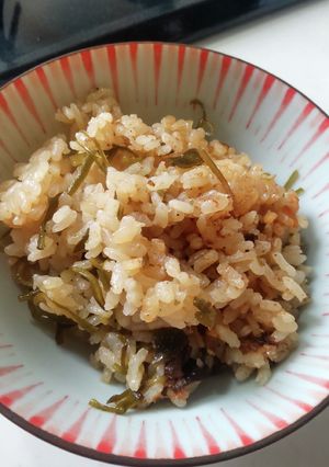 簡単メカブ炊き込みご飯-レシピのメイン写真
