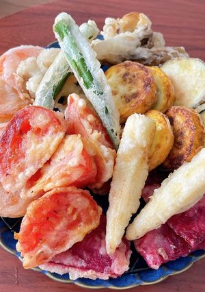 失敗しない！夏野菜のサクサク天ぷら♪-レシピのメイン写真