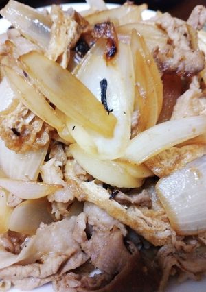 揚げさん入れて下味無しの簡単生姜焼き-レシピのメイン写真