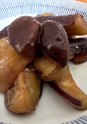 茄子大量消費♡茄子と椎茸ポン酢蒸し炒め煮-レシピのメイン写真