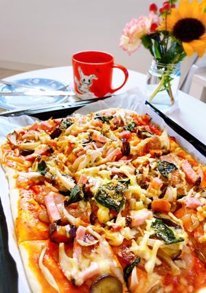 簡単♪生地から作る簡単ピザ♡-レシピのメイン写真