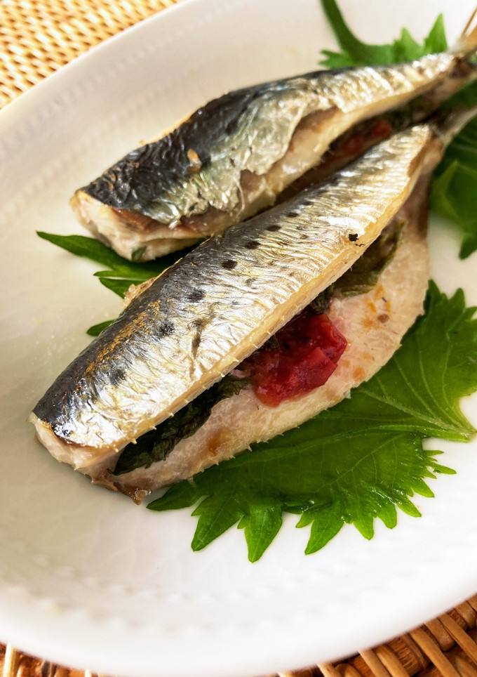 イワシの梅しそ・トースター焼き♪-レシピのメイン写真