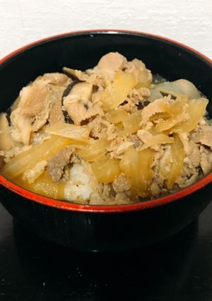 タマシイのつゆだく豚丼-レシピのメイン写真