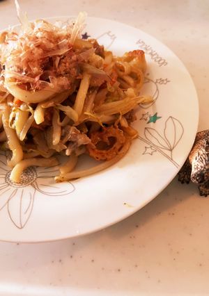 残り物でササっと焼きうどん-レシピのメイン写真