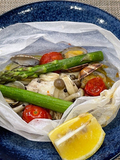 白身魚の紙包蒸し-レシピのメイン写真