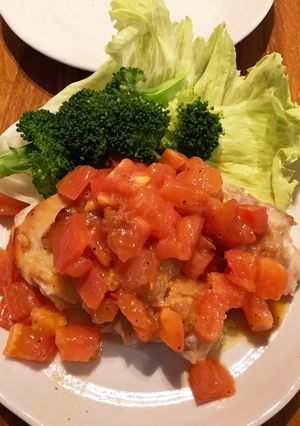 チキンソテー☆フレッシュトマトソース-レシピのメイン写真