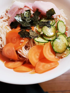 絶品☆簡単☆夏の野菜ジュース素麺-レシピのメイン写真