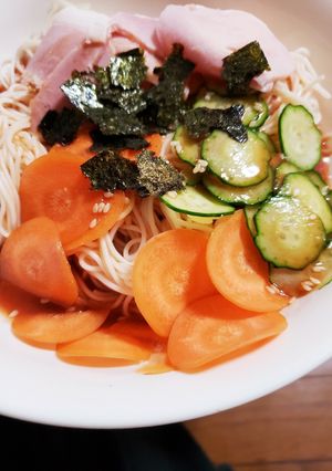 絶品☆簡単☆夏の野菜ジュース素麺-レシピのメイン写真