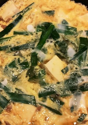 挽肉と豆腐のフワフワ卵とじ-レシピのメイン写真