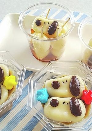 簡単スヌーピー☀️白玉だんご-レシピのメイン写真