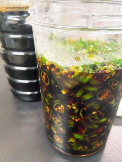 青唐辛子の醤油漬け-レシピのメイン写真