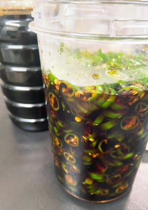 青唐辛子の醤油漬け-レシピのメイン写真