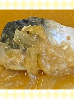 鯖と玉ねぎの味噌煮-レシピのメイン写真