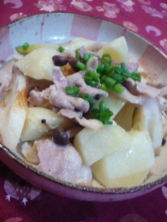 竹輪が美味しい❤豚肉ポテトのゆず胡椒煮♪-レシピのメイン写真