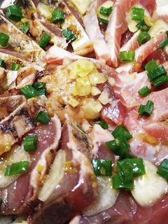 とろカツオとタタキの合盛り-レシピのメイン写真