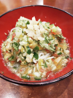 そうめん 夏野菜だれ-レシピのメイン写真