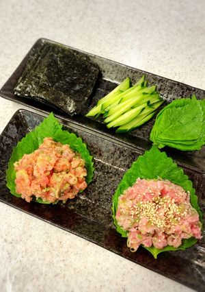 おつまみねぎとろ♪味付け2種類-レシピのメイン写真