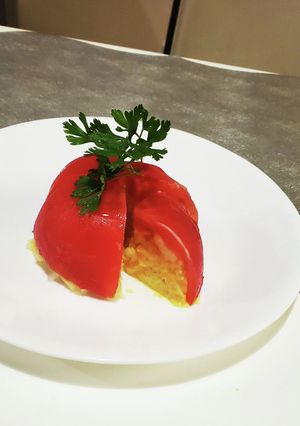 トマトとじゃがいもファルシー-レシピのメイン写真