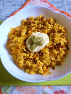 納豆オムレツ~炒り卵風-レシピのメイン写真