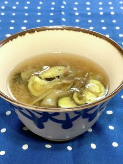 なすとみょうがのお味噌汁-レシピのメイン写真