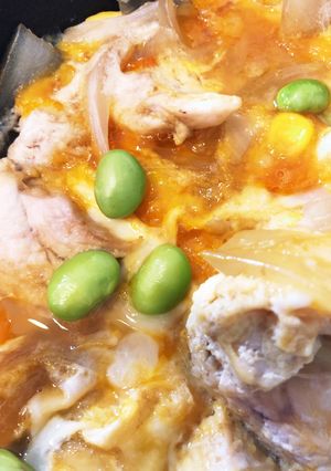 親子丼風-レシピのメイン写真