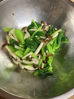 小松菜としめじ-レシピのメイン写真