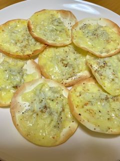 餃子の皮でしらすとチーズのピザ☆-レシピのメイン写真