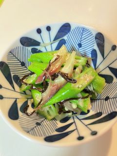 オクラと茗荷の和え物-レシピのメイン写真