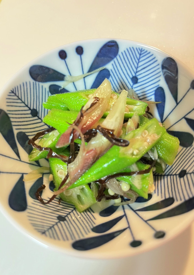 オクラと茗荷の和え物-レシピのメイン写真