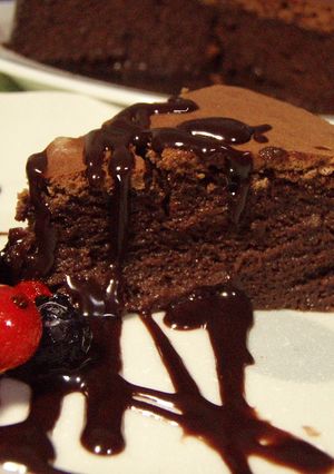 濃厚なとろける生チョコレートケーキ-レシピのメイン写真