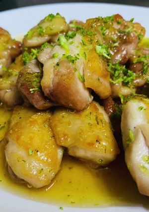 鶏モモの柚子ハチミツ照り煮-レシピのメイン写真