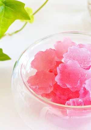 簡単！桜の琥珀糖！-レシピのメイン写真