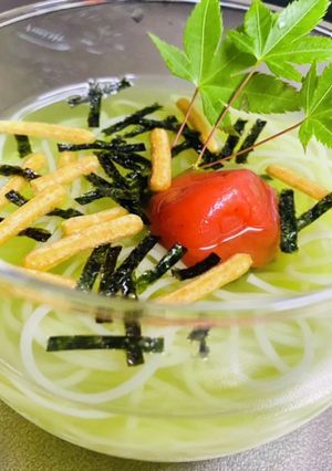 つめたい麺・お茶漬け素麺-レシピのメイン写真