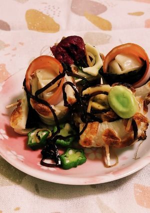 «くるくる8号参上!»焼売・しそ昆布煮入-レシピのメイン写真