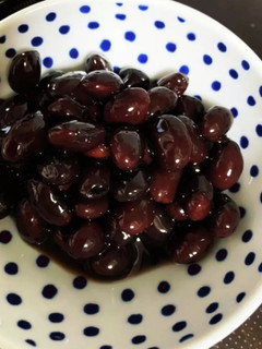 上磯 黒豆煮 覚書-レシピのメイン写真