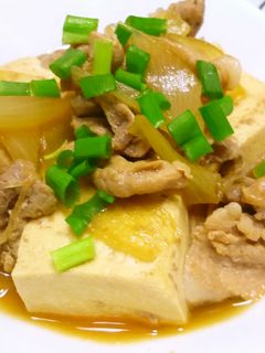 簡単☆豚こまの肉豆腐-レシピのメイン写真