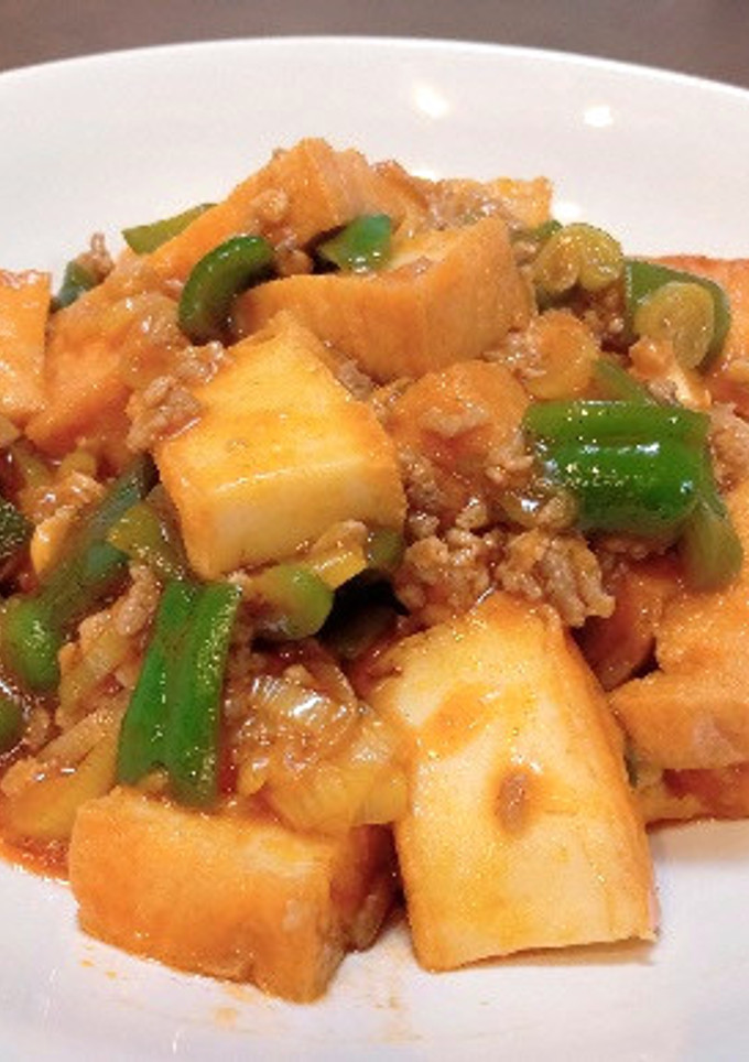 厚揚げとひき肉の中華炒め-レシピのメイン写真