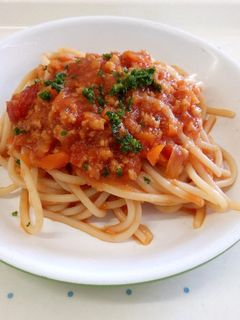 大豆ミートのスパゲッティ-レシピのメイン写真