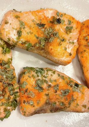 離乳食★鮭の青のりムニエル(手づかみ)-レシピのメイン写真