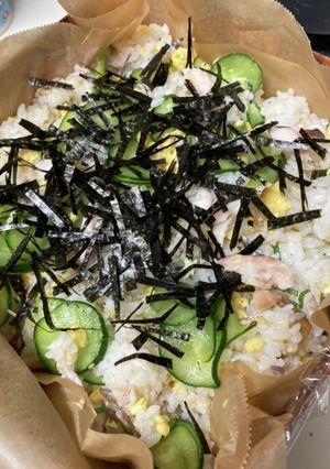 干物の混ぜご飯（酢飯）-レシピのメイン写真