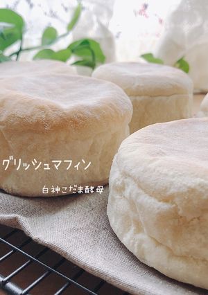 白神こだま酵母のイングリッシュマフィン-レシピのメイン写真