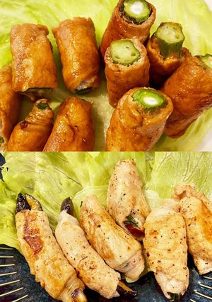 夏野菜の豚肉巻き-レシピのメイン写真