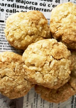 混ぜるだけの低糖質オートミールクッキー-レシピのメイン写真