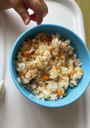 1歳児のお昼ご飯 ツナチャーハン-レシピのメイン写真