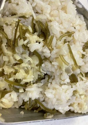 新生姜の炊き込みご飯アルスト自動炊飯2合-レシピのメイン写真
