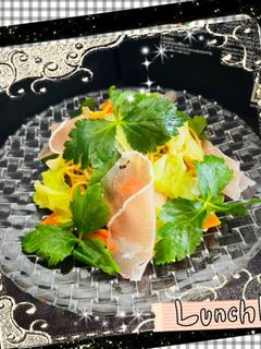 生ハムトッピング!塩こうじ焼きそば♪-レシピのメイン写真